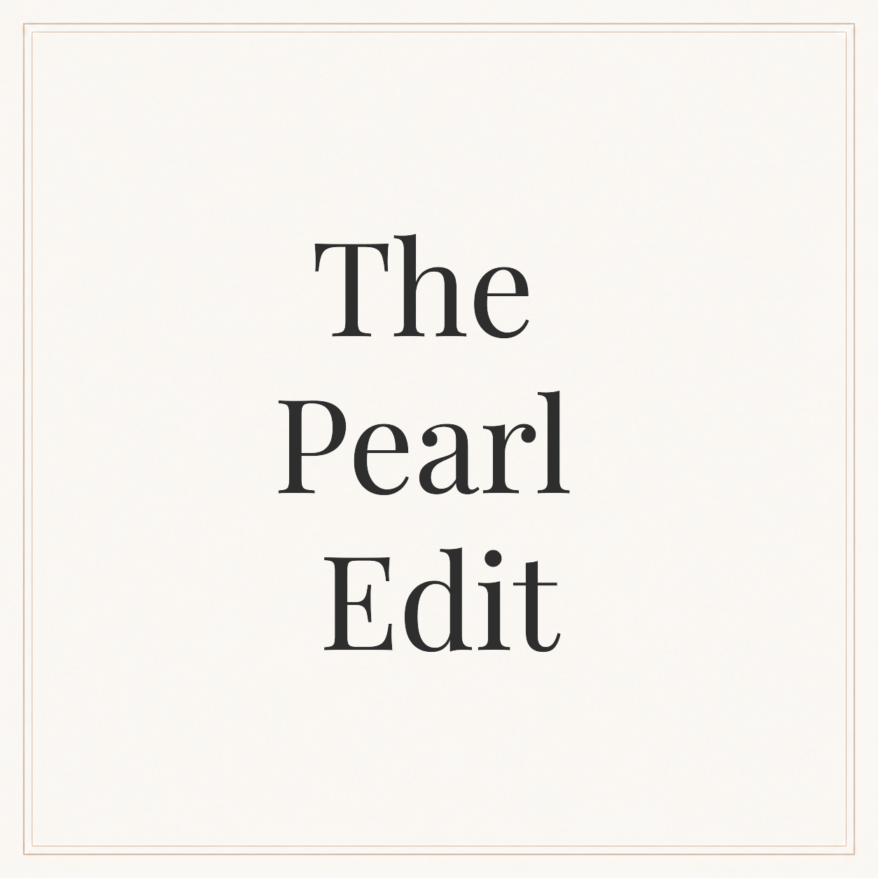 The Pearl Edit curated luxury essentials for intentional living