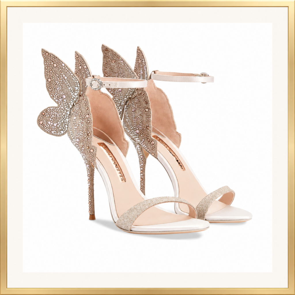 Sophia Webster Chiara embellished butterfly sandals featuring elegant luxury style for mothers and women
