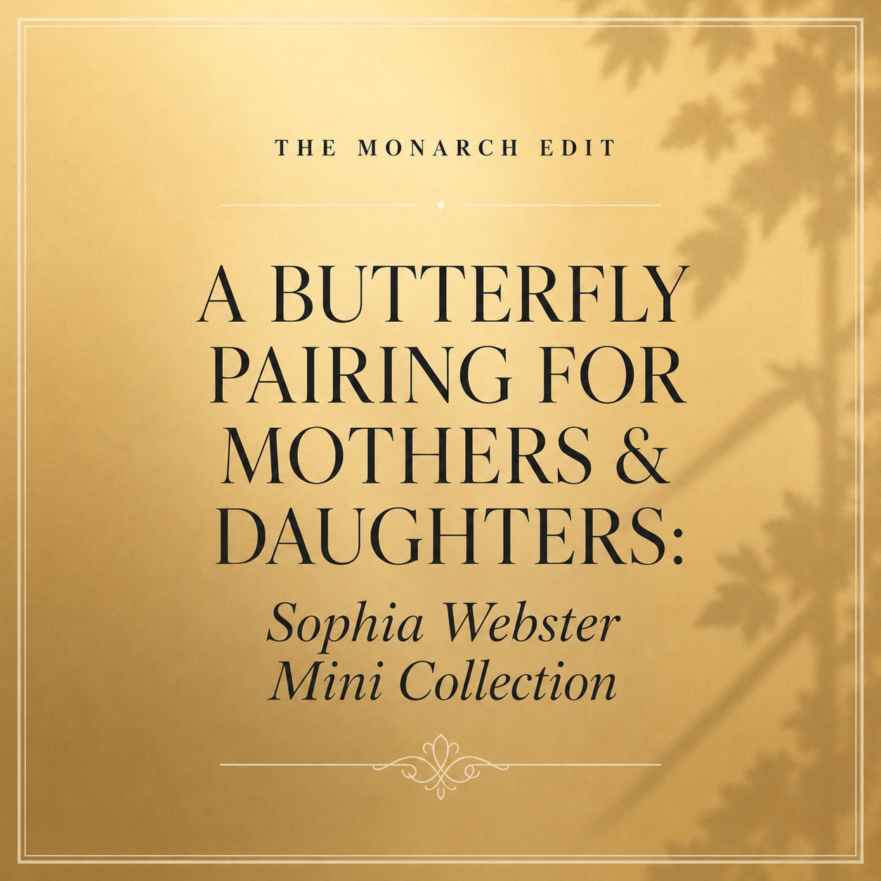 Sophia Webster butterfly shoes for mothers and daughters featuring elegant matching luxury style